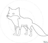 foxes Printable Coloring Nplooj Ntawv